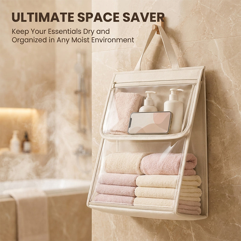 Transparent Waterproof Bathroom Hanging Bag