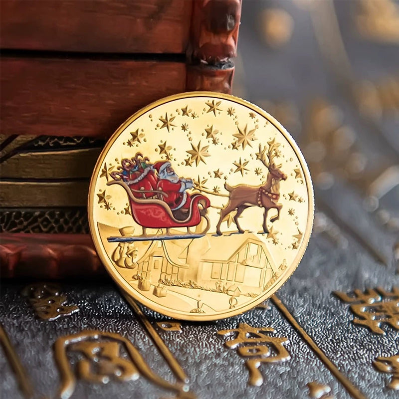 Santa Gold Coins for Christmas Eve Boxes