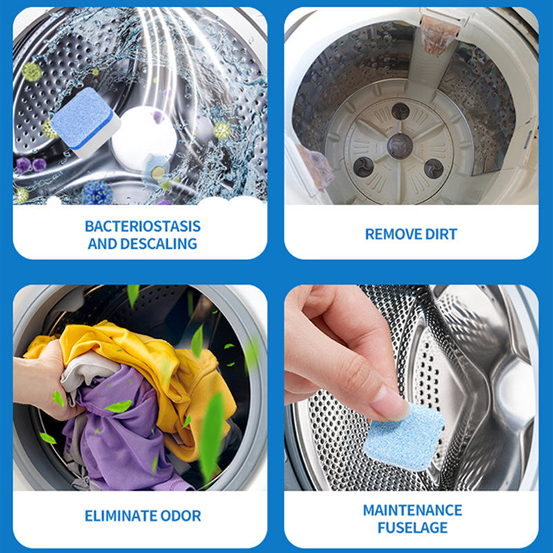 Washing machine effervescent tablets
