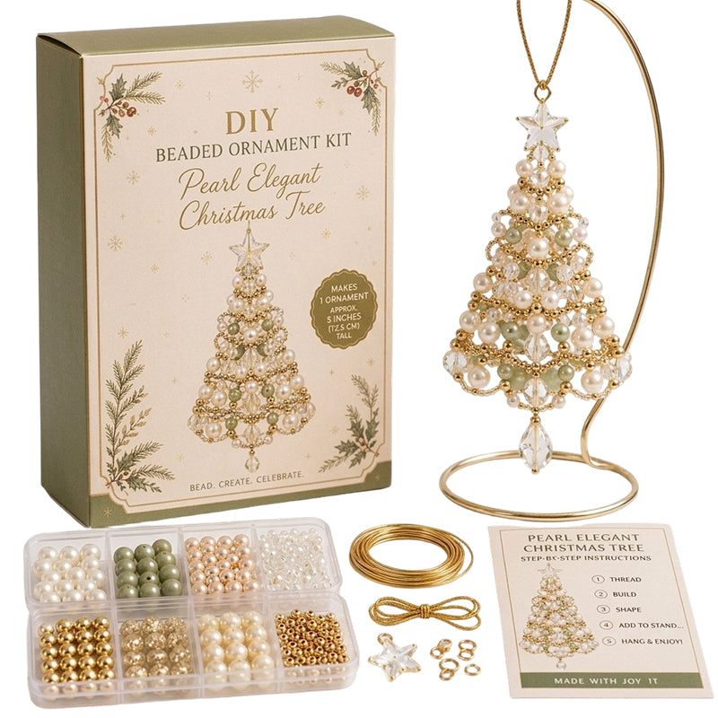 DIY Christmas Tree Beaded Ornament Kit