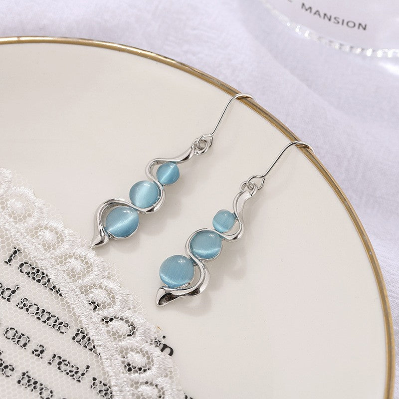 BLUE DROPLETS EARRINGS