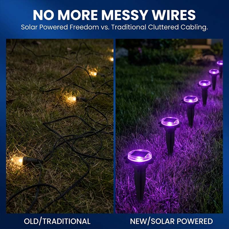 Solar pathway light