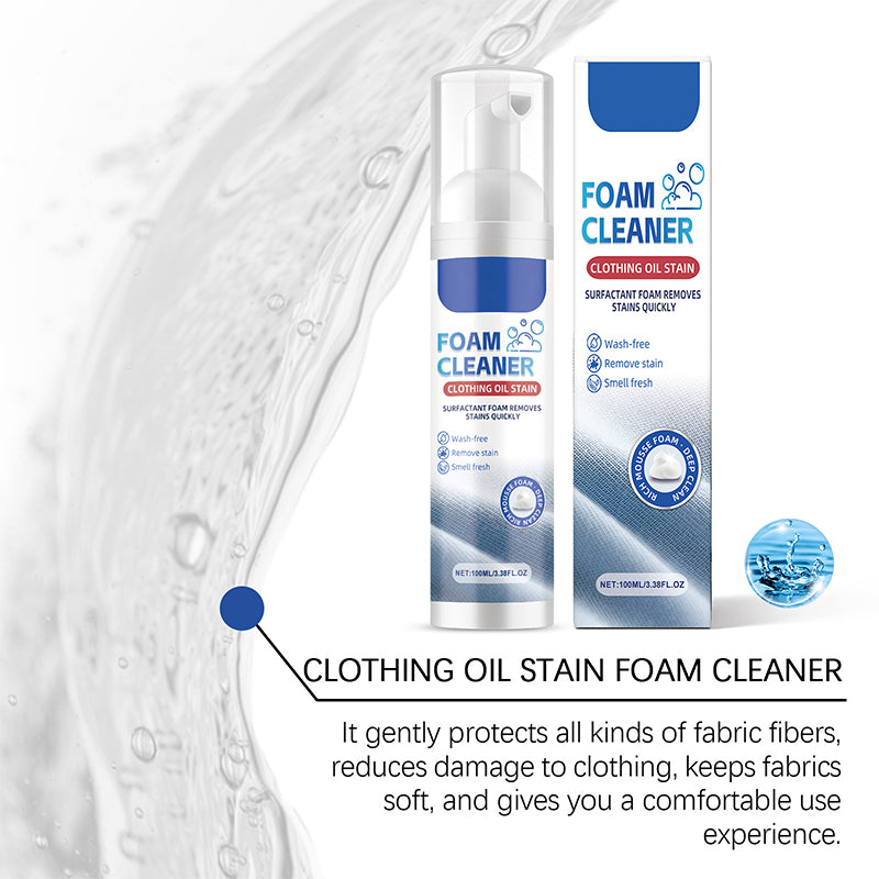 Foam Cleaner for Grease Stains on Clothes