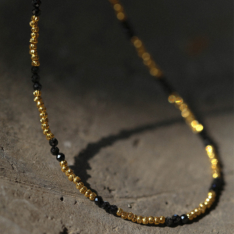 Twilight Golden Beans Necklace