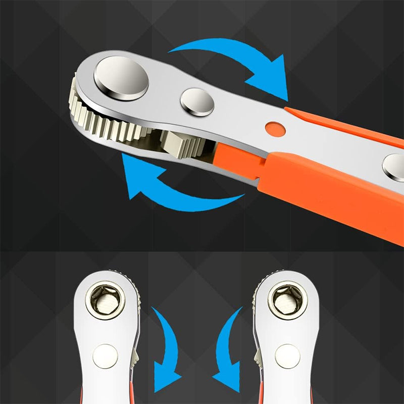 Bidirectional Mini Ratchet Wrench