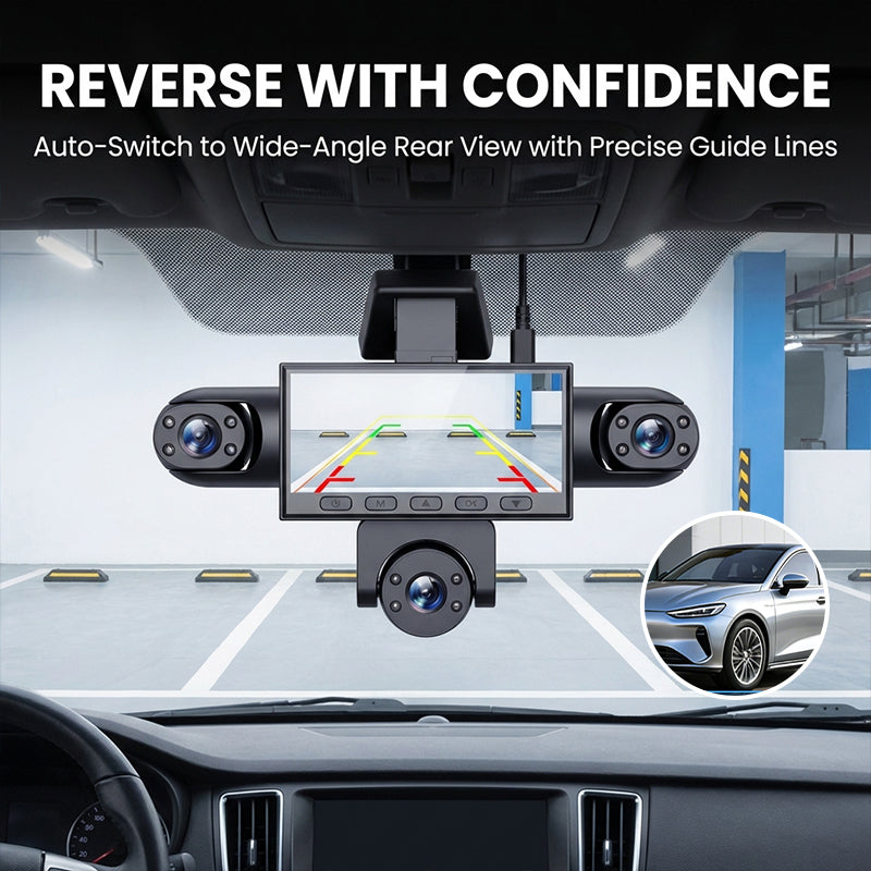 5-Channel 360° Dash Cam