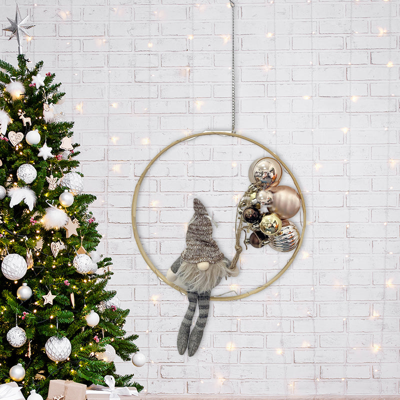 DIY Christmas Gnome Hanging Ornament