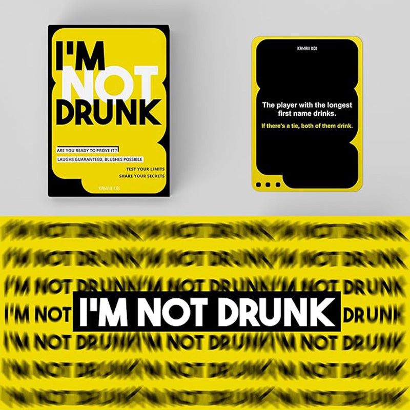 I'M NOT DRUNK - Party Drinking Game for Game Nights