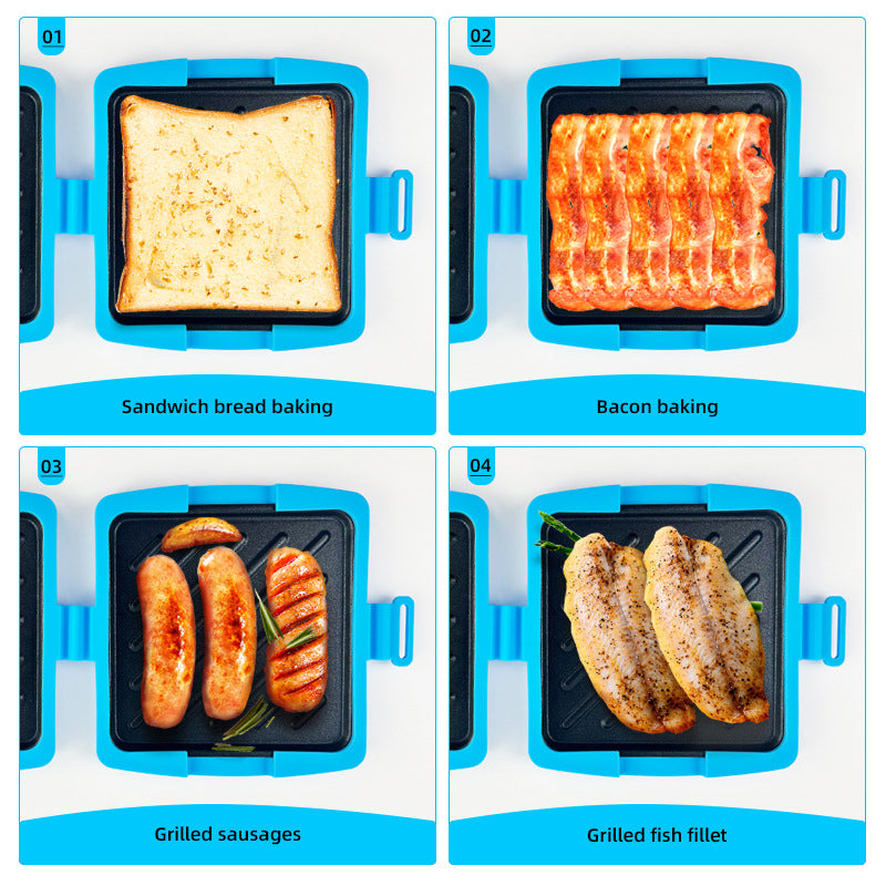 Microwave Toaster Sandwich Maker Waffle Make