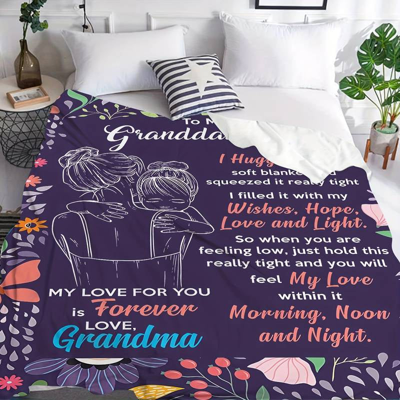 Granddaughter's Gift-Sweet Words Blanket