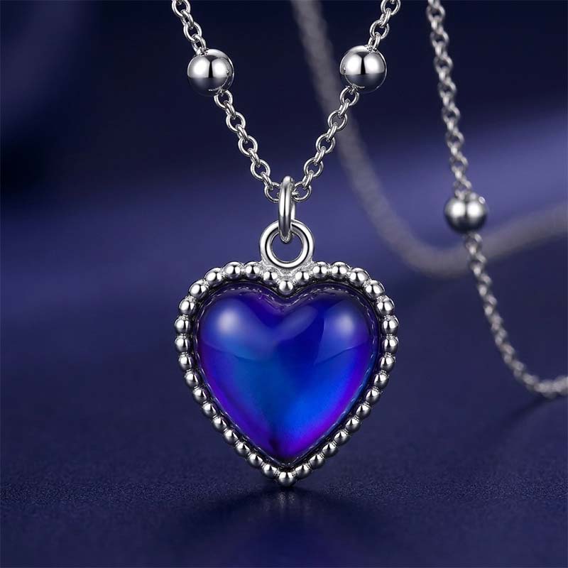 Temperature-Sensitive Color-Changing Love Necklace