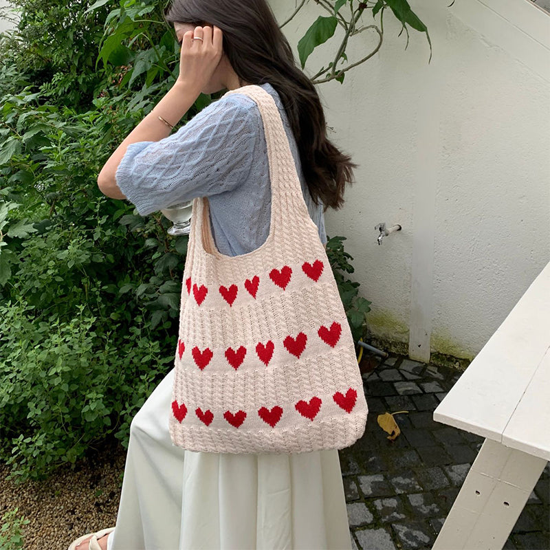 Love Knit Tote Bag