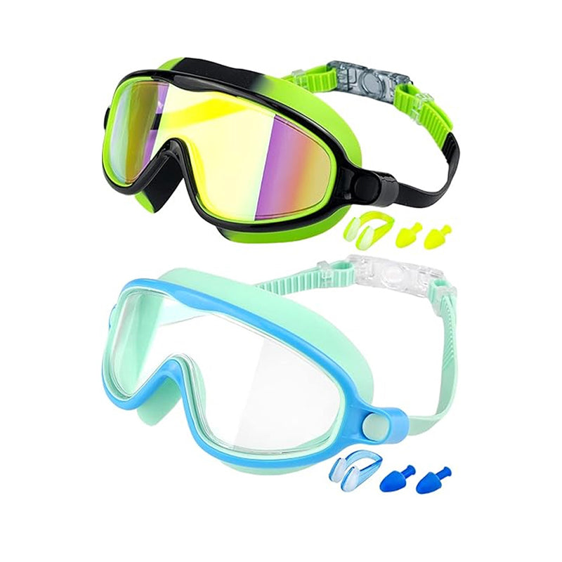 High Definition Waterproof Anti-fog Large Frame Swimming Goggles