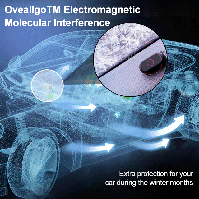 Electromagnetic wave antifreeze and snow removal device