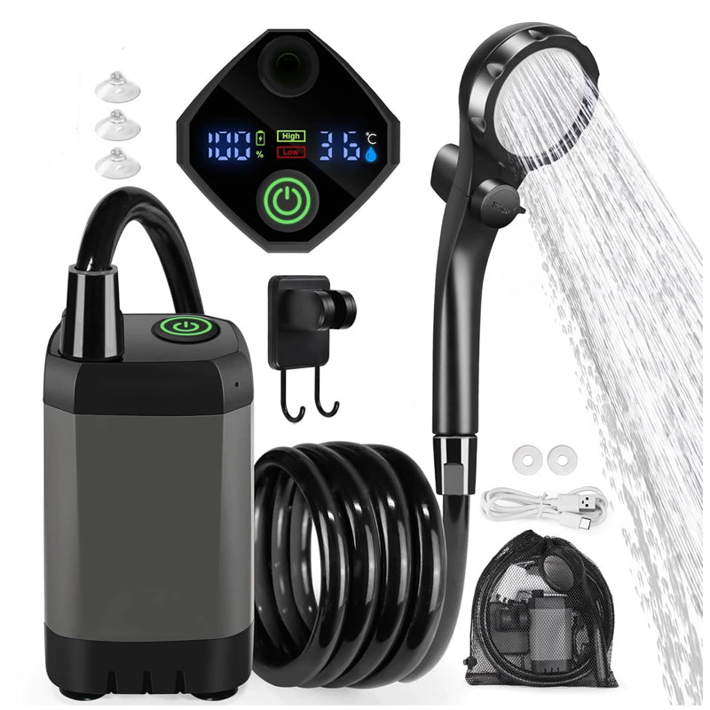 Portable Rechargeable Outdoor Camping Shower Pump