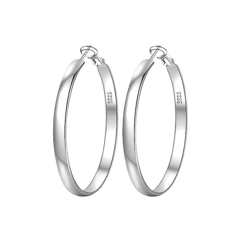 Wide Hoop Earrings