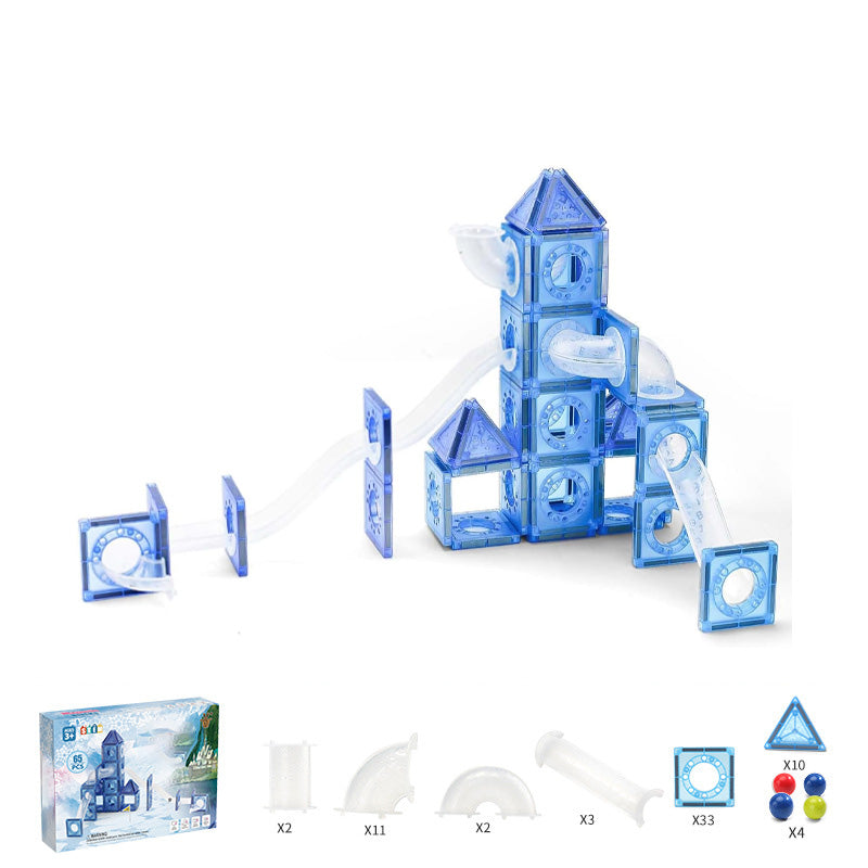 Early childhood education magnetic building blocks