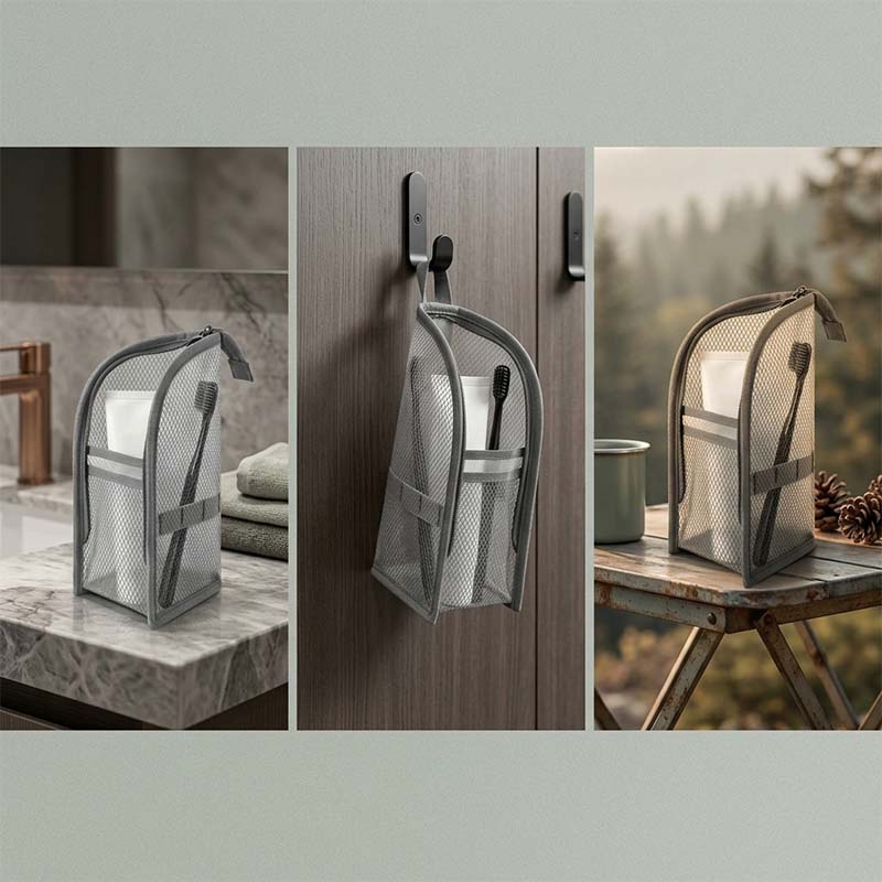 Freestanding Waterproof Travel Toiletry Bag