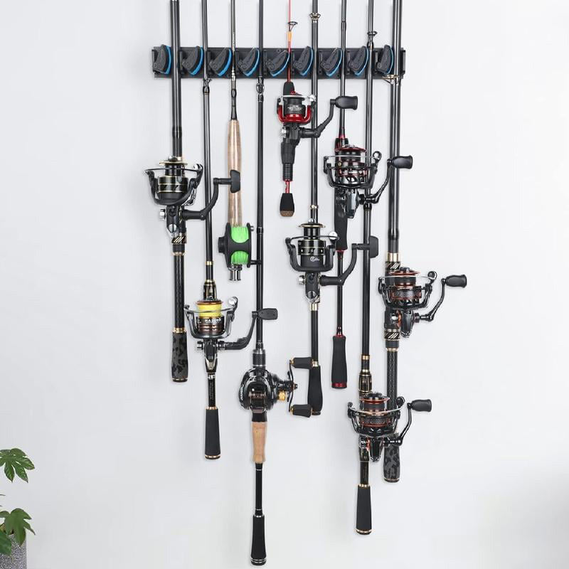 Wall Mounted Fishing Rod Rack