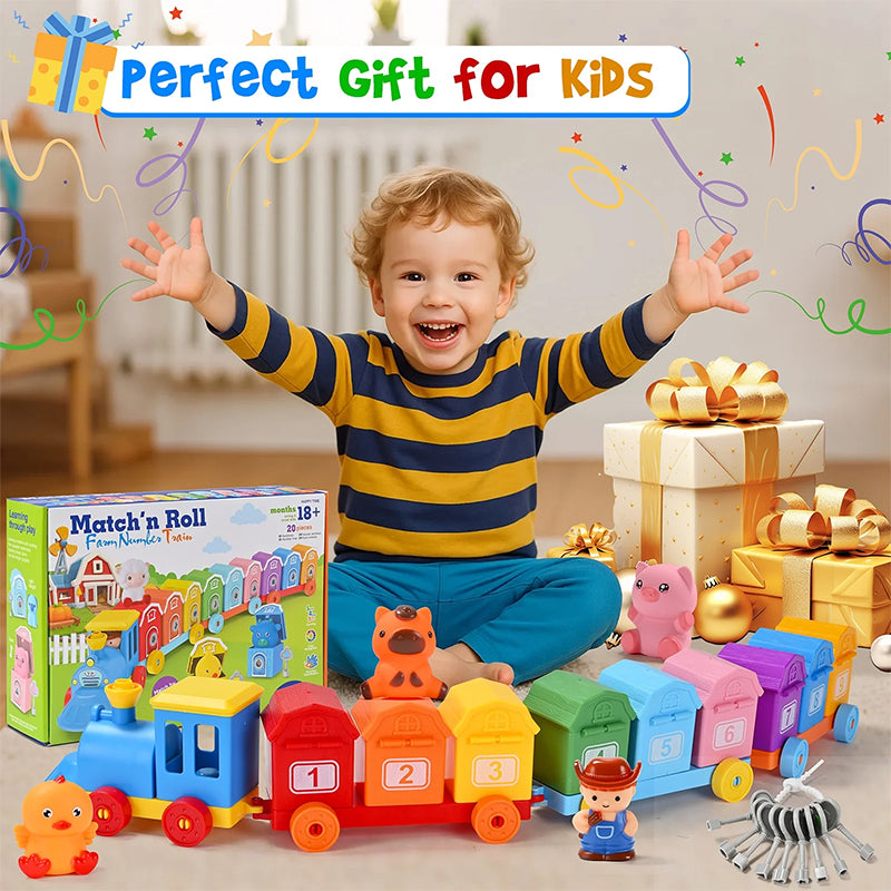 Matching & Sorting Activity Train Set