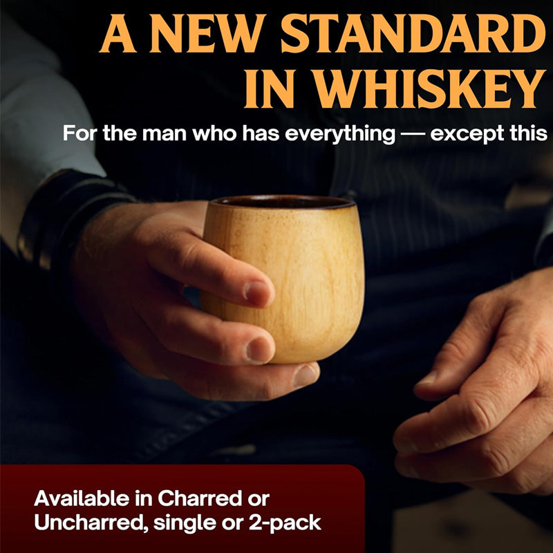 Carbonized Wooden Cup