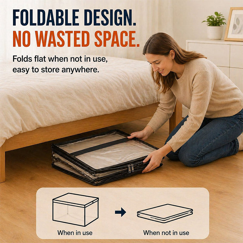 Heavy-Duty Clear PVC Storage Bag