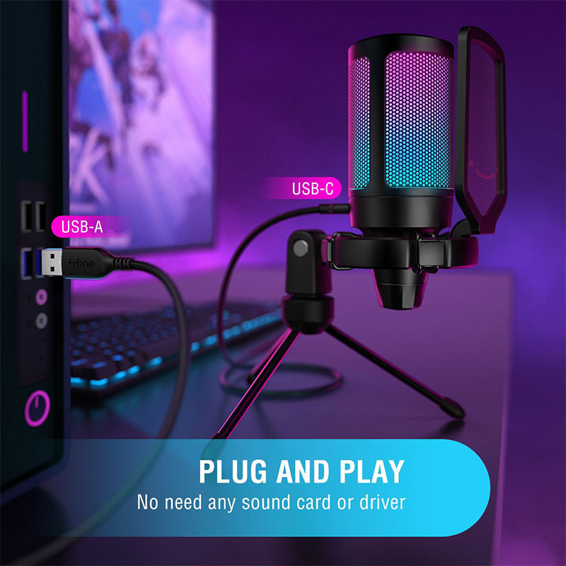 Desktop Mic Stand Portable Foldable Tripod