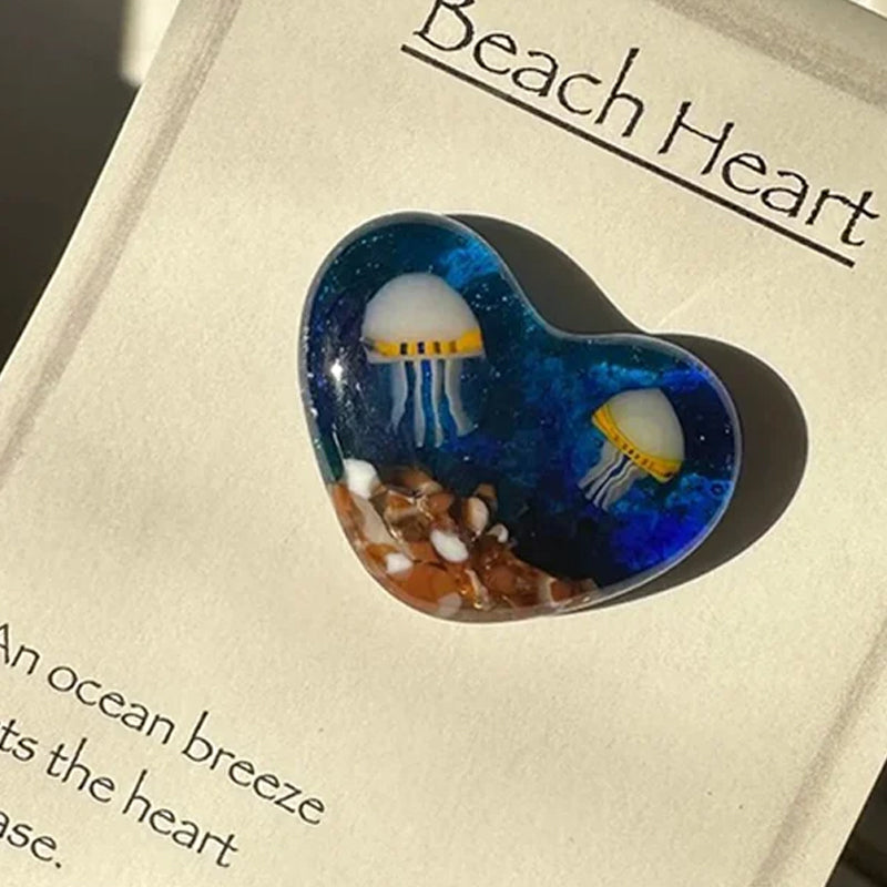 Glass Beach Pocket Heart