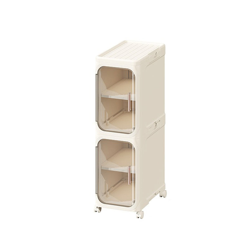 Multi-Tier Narrow Storage Cabinet