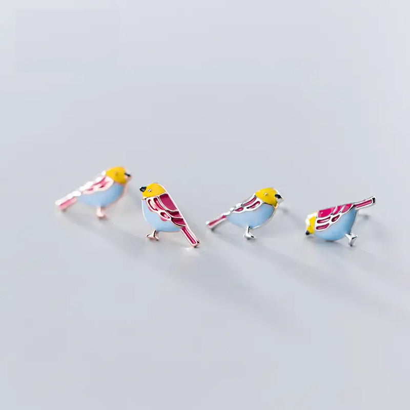 Tiny Bird Earrings