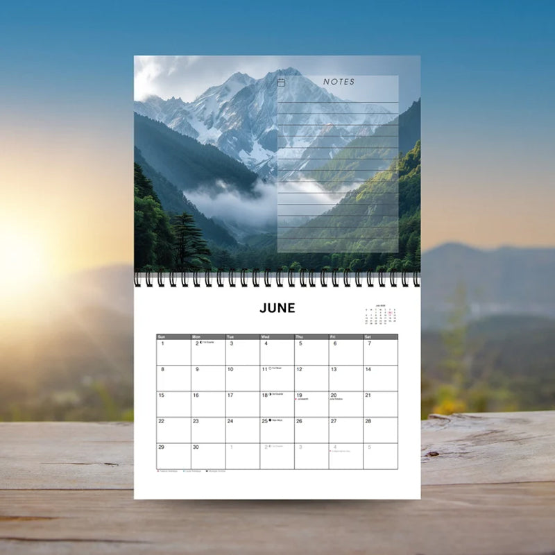 2025 Mountain Peeks Calendar