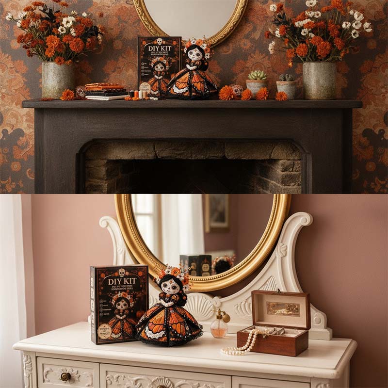 Halloween Patchwork Doll DIY Kit