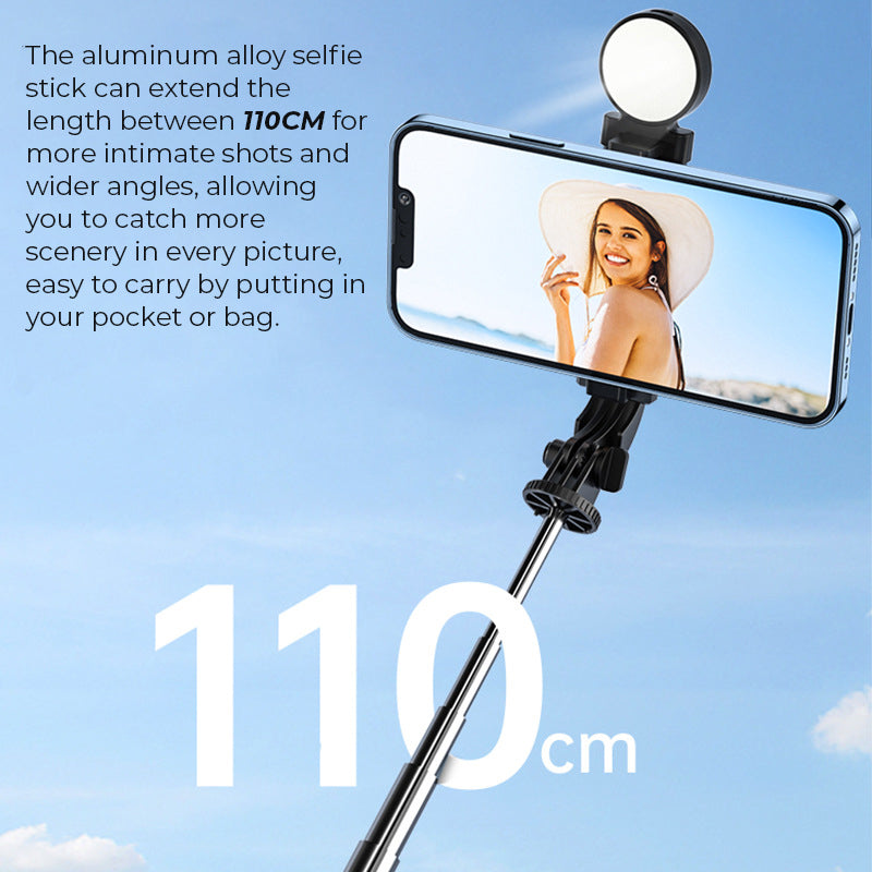 New 6 in 1 Bluetooth Selfie Stick