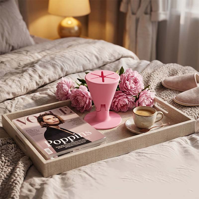 Anti-Tip Nail Polish Holder Stand