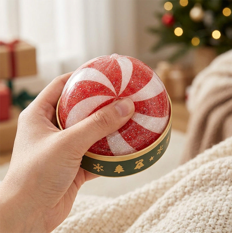Christmas Baozi Glitter Jelly Stress Relief Squishy Toy