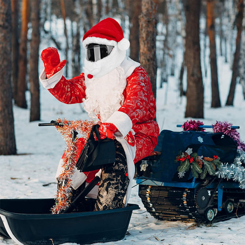 Christmas Santa Motorcycle Helmet Cover