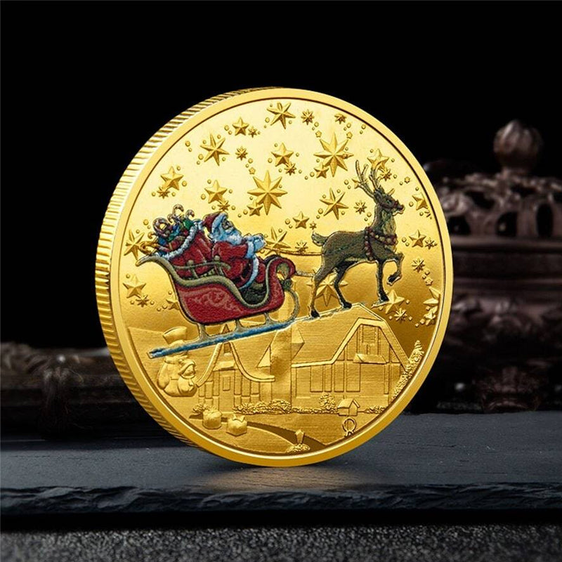 Santa Gold Coins for Christmas Eve Boxes