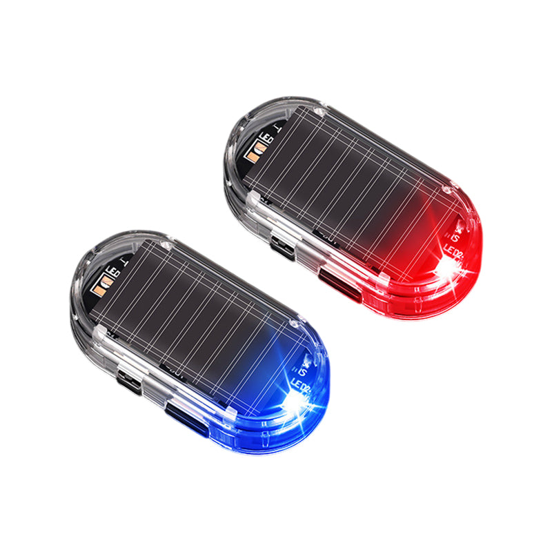 Solar Car Anti-Theft LED Warning Light