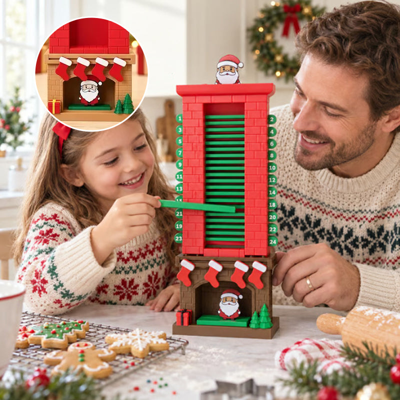 24-Day Mechanical Santa Chimney Calendar