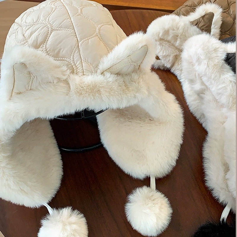 Fox Ears Plush Hat