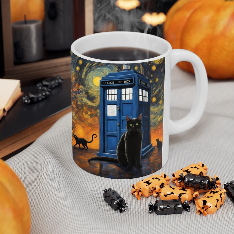 Doctor Inspired Tardis Mug