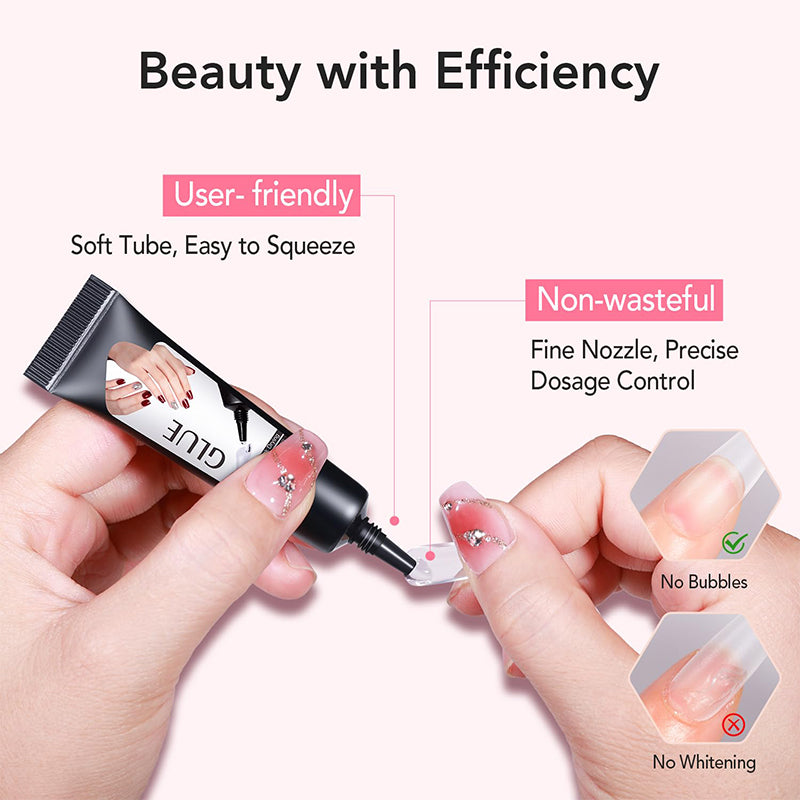 Semi-Solid Nail Glue and Remover Kit