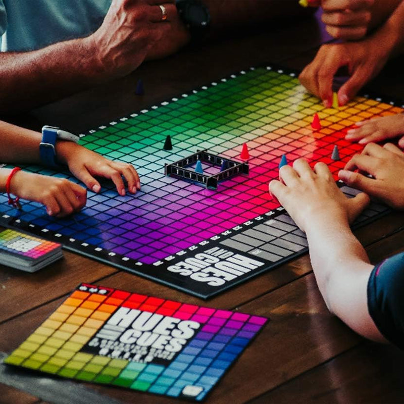 HUES AND CUES Riddle Board Game