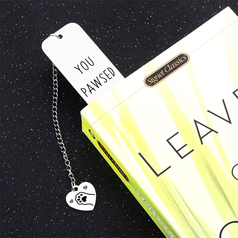 Stainless Steel Kitten Bookmark