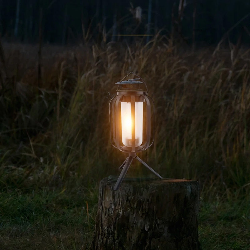 Solar-Powered Camping Light with 4 Light Modes