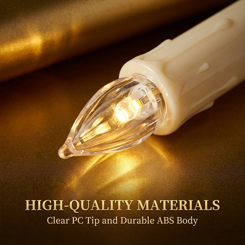 LED Flameless Christmas Candle Lights with Remote Control