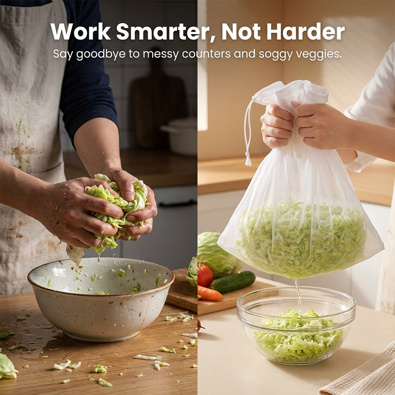 Vegetable Squeeze Drain Bag