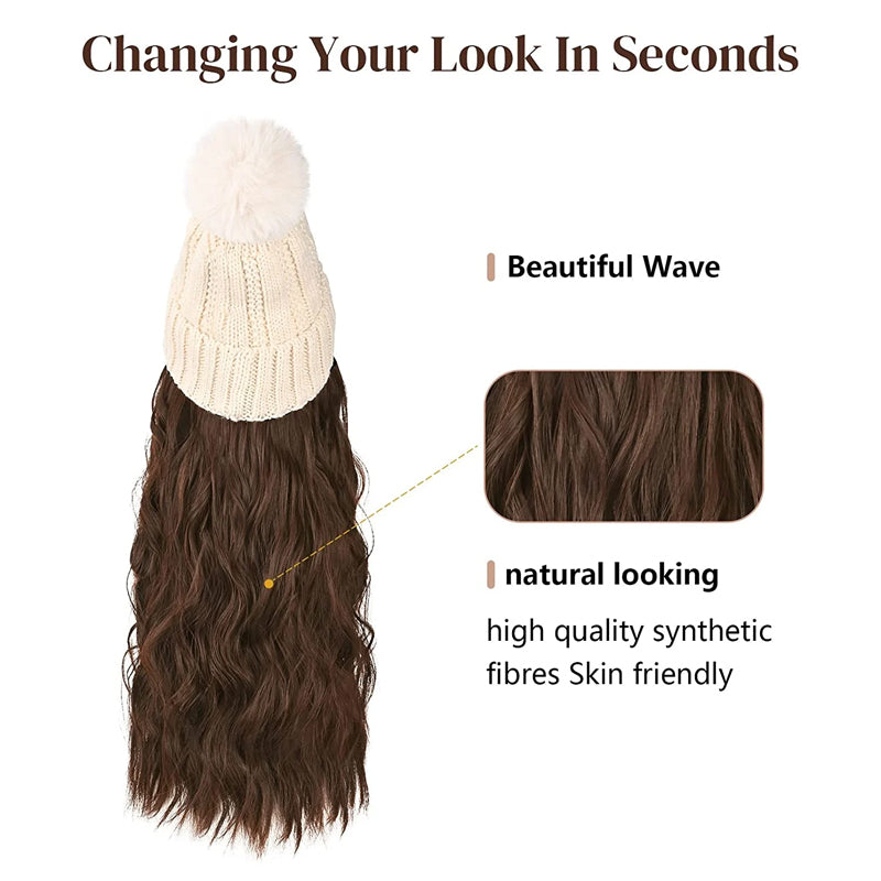 One-piece wig cap