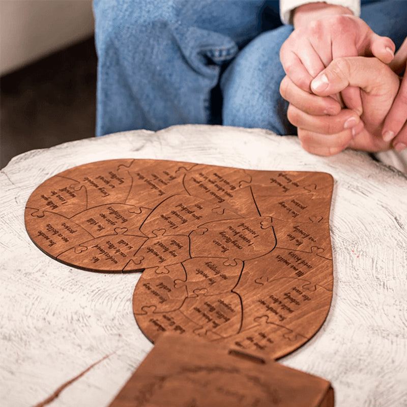 Wooden Heart Puzzle