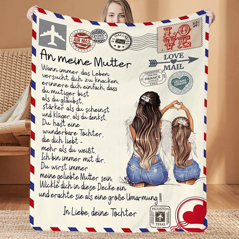 “An Meine Mama” Blanket